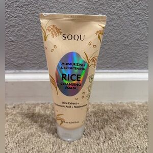 “New” SOQU Moisturizing Rice Cleansing Foam
